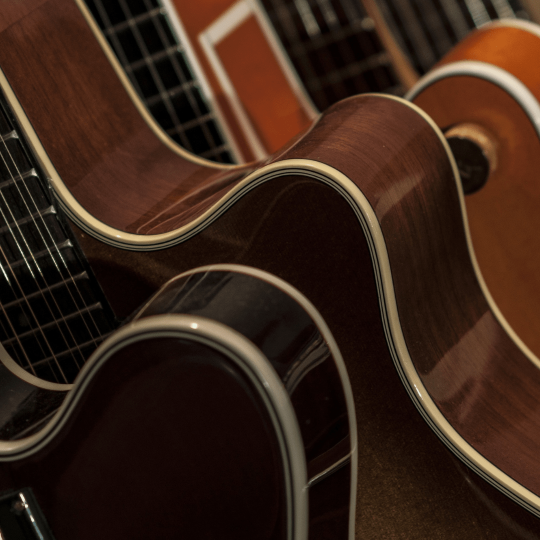 Guitars, pianos, and more - Jolie has everything you need to get started! Whether you are learning Piano, voice, or guitar, we have the tools you need to attend your first lesson. Just come over for your free trial and we'll handle the rest!